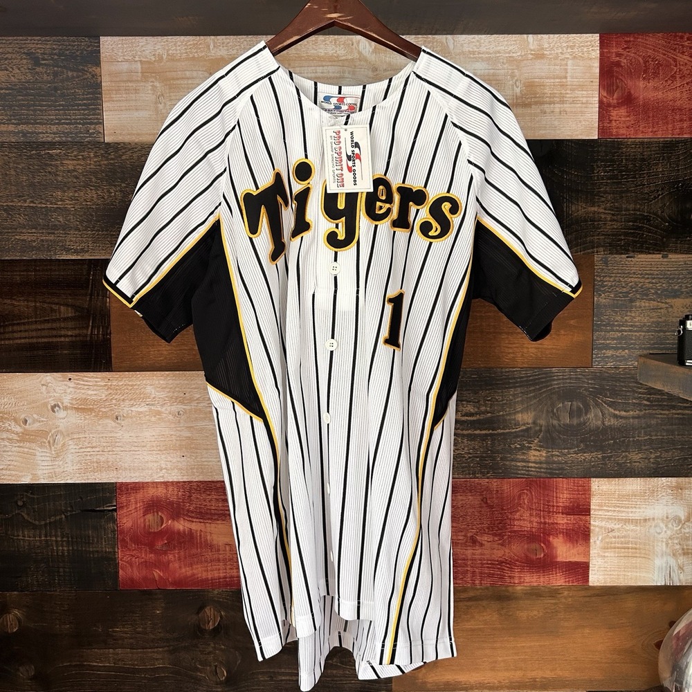 NEW Japan HANSHIN TIGERS Baseball Jersey World Sports Goods Takashi Toritani LL